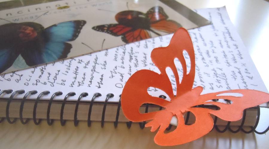 creative writing journal with paper butterfly creative writing journal with paper butterfly