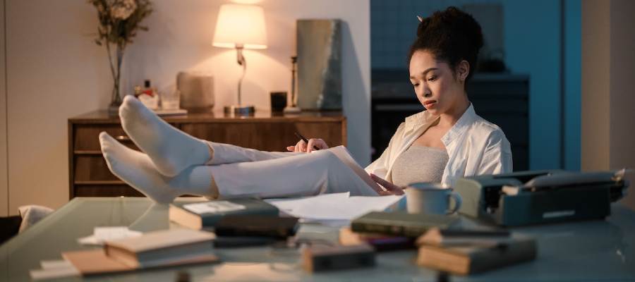 woman writing woman writing